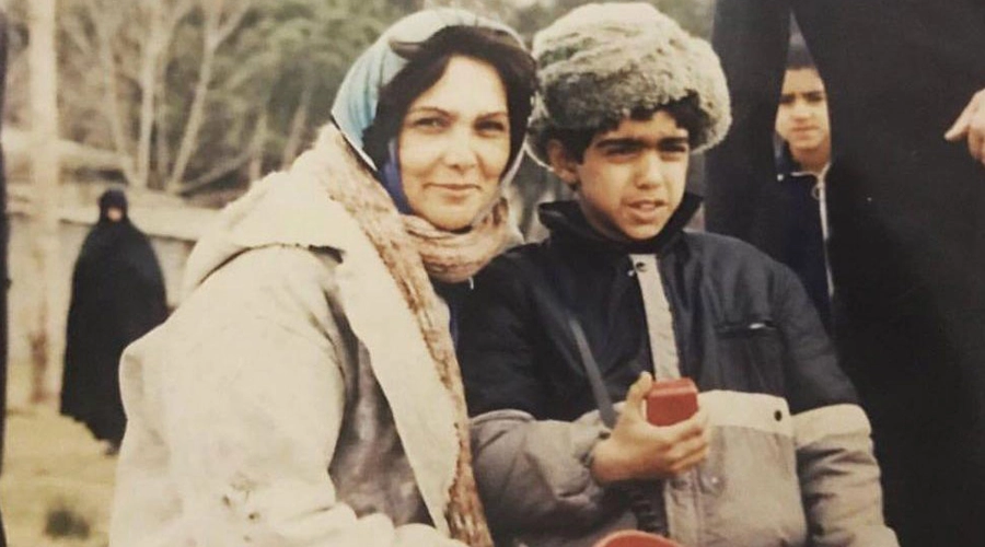 گیتی پاشایی خواننده و پسرش پولاد کیمیایی